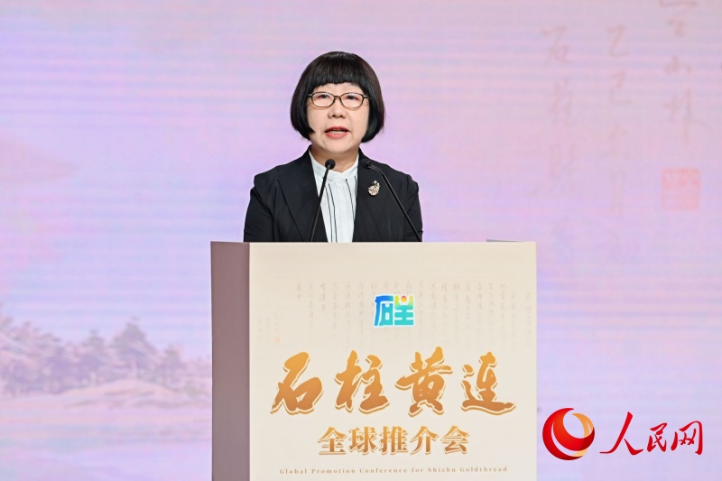 人民网党委委员、副总裁唐维红。人民网 邹乐摄